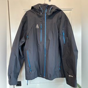 COPY - Eddie Bauer First Ascent Rain Snow Black Full Zip Hooded Winter Jacket M…